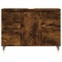 Mueble de baño madera de ingeniería roble ahumado 80x33x60
