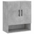 Armario de pared madera de ingeniería gris hormigón 60x31x70