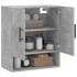 Armario de pared madera de ingeniería gris hormigón 60x31x70