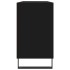 Mueble de baño madera de ingeniería negro 80x33x60