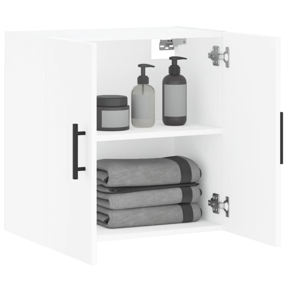 Armario de pared madera de ingeniería blanco 60x31x60