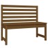 Banco de jardín madera maciza pino marrón miel 109