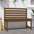 Banco de jardín madera maciza pino marrón miel 109