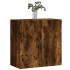 Armario de pared madera de ingeniería roble ahumado 60x31x60