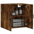 Armario de pared madera de ingeniería roble ahumado 60x31x60