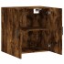Armario de pared madera de ingeniería roble ahumado 60x31x60