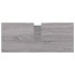 Mueble de baño madera de ingeniería gris Sonoma 80x33x60