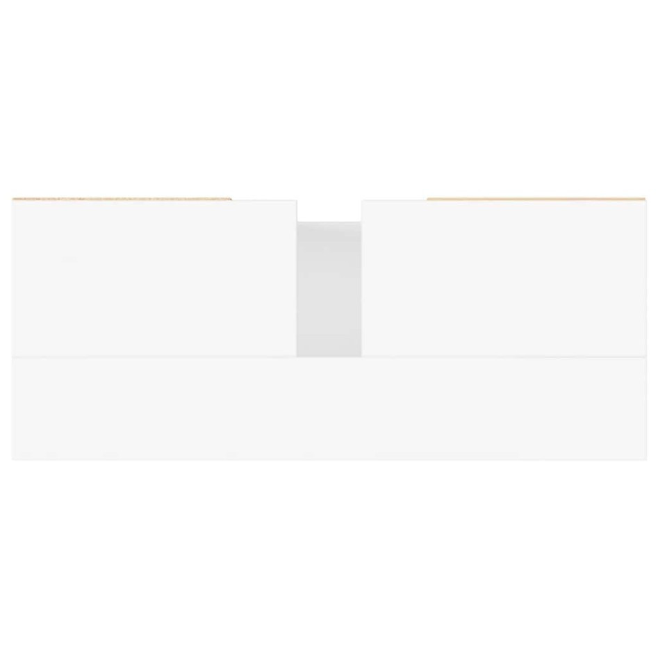 Mueble de baño madera de ingeniería blanco 80x33x60