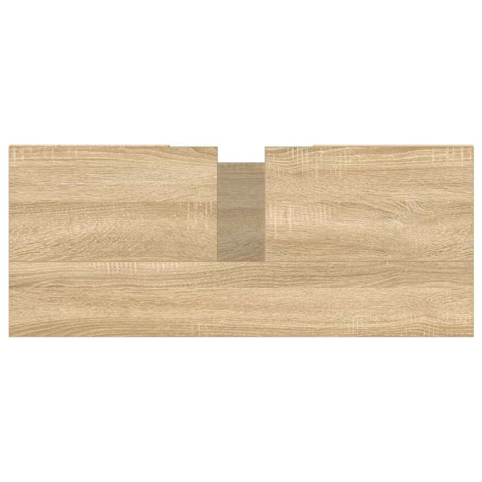 Mueble de baño madera de ingeniería roble Sonoma 80x33x60