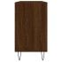 Mueble de baño madera de ingeniería roble marrón 80x33x60