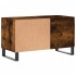 Mueble de discos madera de ingeniería roble ahumado 85x38x48