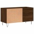Mueble de discos madera de ingeniería marrón roble 85x38x48