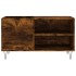 Mueble de discos madera de ingeniería roble ahumado 85x38x48