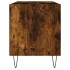 Mueble de discos madera de ingeniería roble ahumado 85x38x48