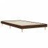 Estructura de cama sin colchón madera marrón roble 90x200