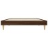 Estructura de cama sin colchón madera marrón roble 90x200