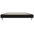 Estructura de cama madera de ingeniería negra 90x200