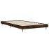 Estructura de cama sin colchón madera roble ahumado 90x200