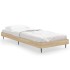 Estructura de cama sin colchón madera roble Sonoma 75x190