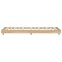 Estructura de cama sin colchón madera roble Sonoma 75x190