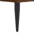 Estructura de cama sin colchón madera marrón roble 90x200