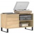 Mueble de discos madera de ingeniería roble Sonoma 85x38x48