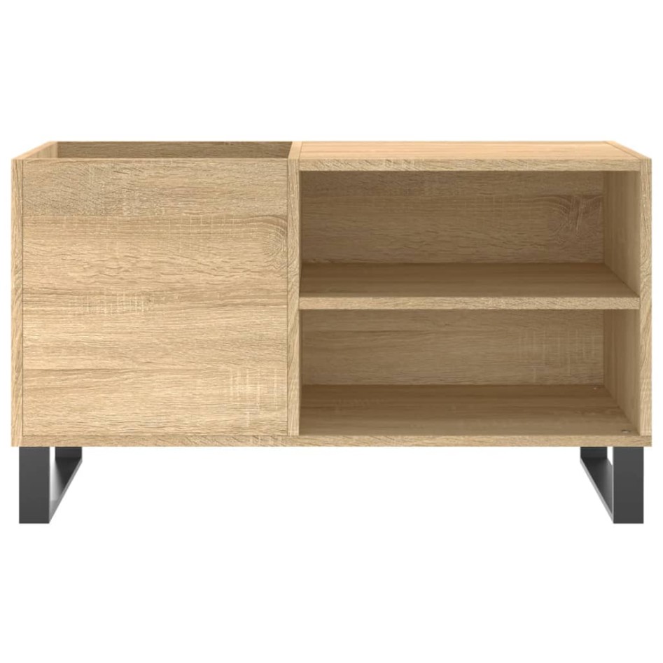 Mueble de discos madera de ingeniería roble Sonoma 85x38x48