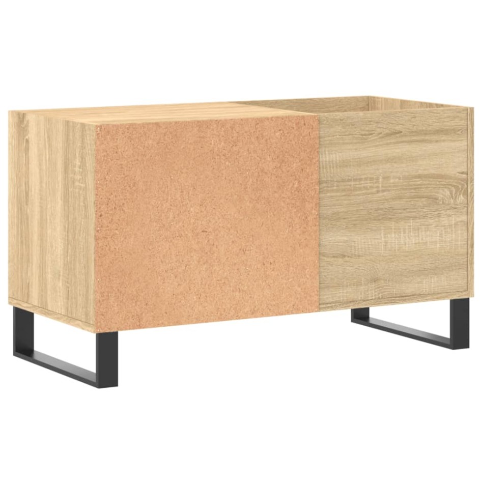 Mueble de discos madera de ingeniería roble Sonoma 85x38x48