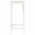 Mesa alta de bar madera maciza de pino blanco 50x50x110