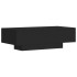 Mesa de centro madera de ingeniería negro 100x49,5x31