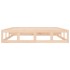 Estructura de cama de madera maciza 120x200