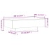 Mesa de centro madera de ingeniería negro 100x49,5x31