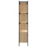 Estantería con puertas madera roble Sonoma 76,5x30x154,5