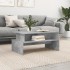 Mesa de centro madera de ingeniería gris hormigón 90x55x42,5