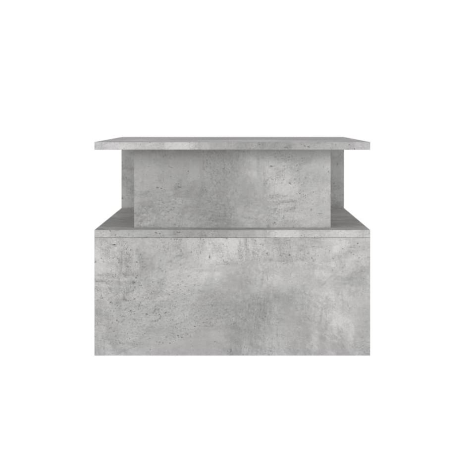 Mesa de centro madera de ingeniería gris hormigón 90x55x42,5