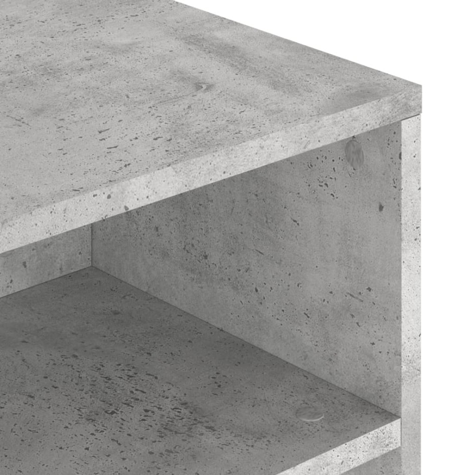 Mesa de centro madera de ingeniería gris hormigón 90x55x42,5