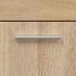 Armario de baño con espejo madera de ingeniería roble