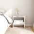 Mesitas de noche 2 uds madera maciza pino blanco 40x30,5x40