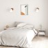 Mesitas de noche 2 uds madera maciza pino blanco 40x30,5x40
