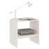 Mesitas de noche 2 uds madera maciza pino blanco 40x30,5x40