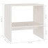 Mesitas de noche 2 uds madera maciza pino blanco 40x30,5x40