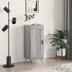 Aparador madera de ingeniería gris Sonoma 34,5x34x90 cm