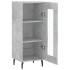 Aparador de madera contrachapada gris hormigón 34,5x34x90