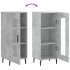 Aparador de madera contrachapada gris hormigón 34,5x34x90