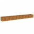 Jardinera acero corten 386x50x36