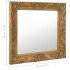 Espejo de pared estilo barroco dorado 60x60