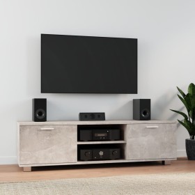 Mueble para TV madera contrachapada gris hormigón