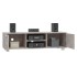 Mueble para TV madera contrachapada gris hormigón