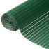 Nature Valla cañizo de ocultación jardín doble cara PVC verde