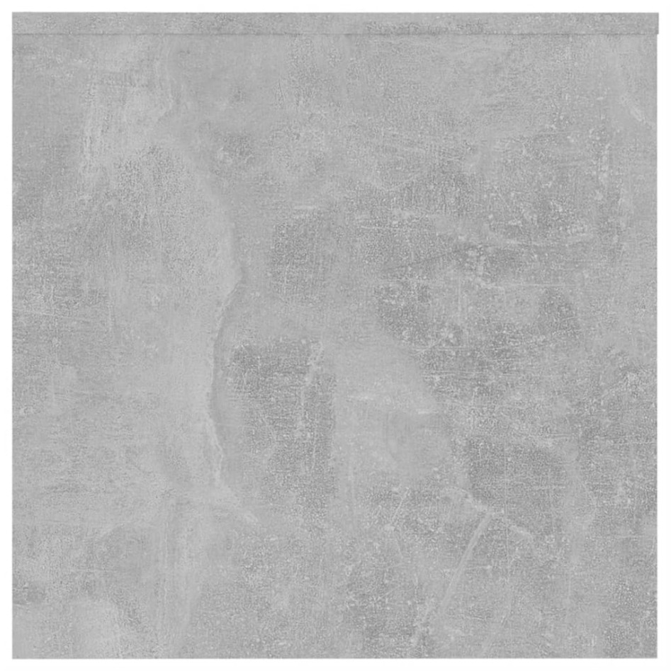 Mesas apilables 3 piezas madera contrachapada gris